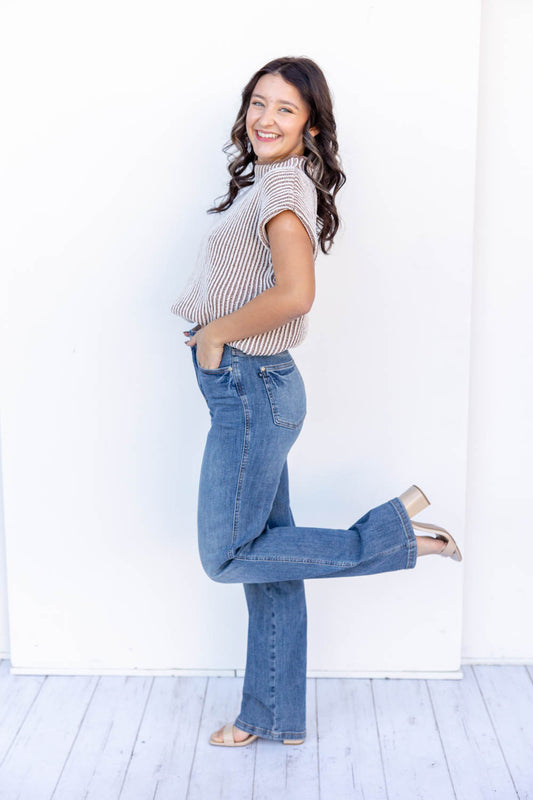 Go Getter Straight Leg Tummy Control Jeans