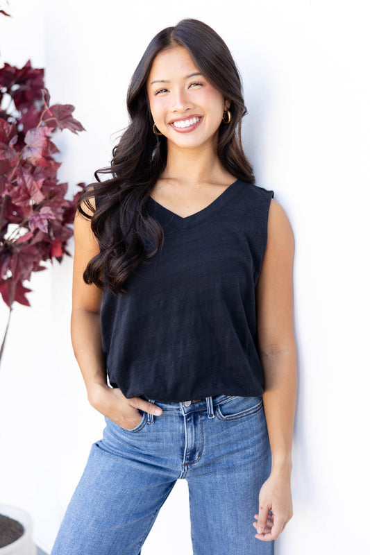 Clean Touch V-Neck Tank Top