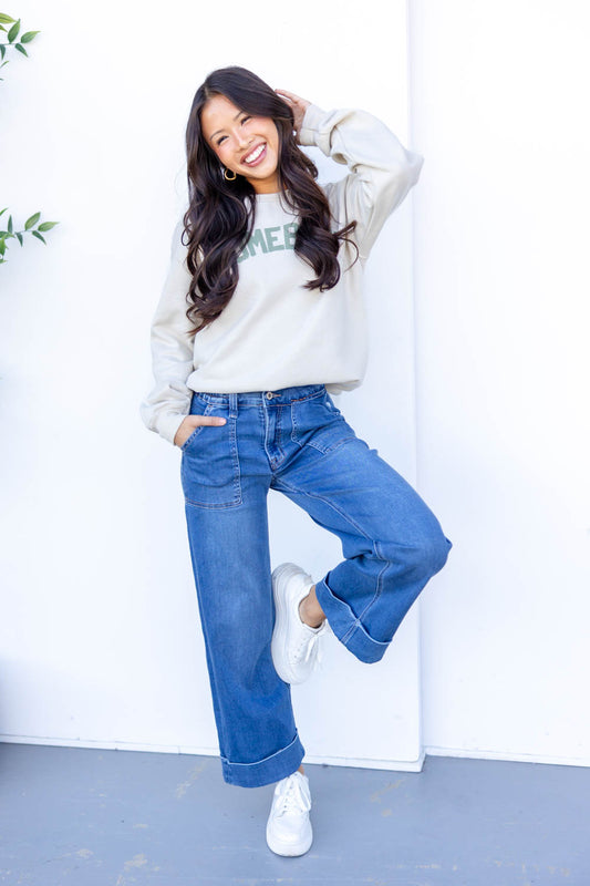 Born For Bold Denim Trouser Jeans