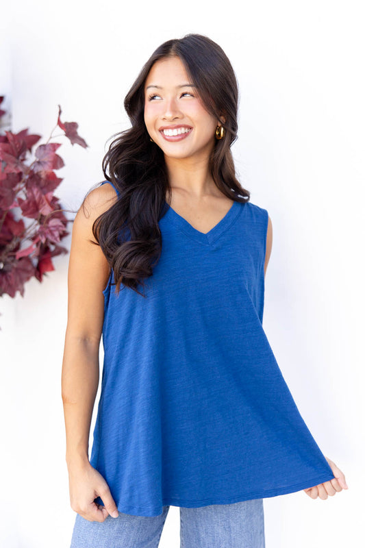 Clean Touch V-Neck Tank Top