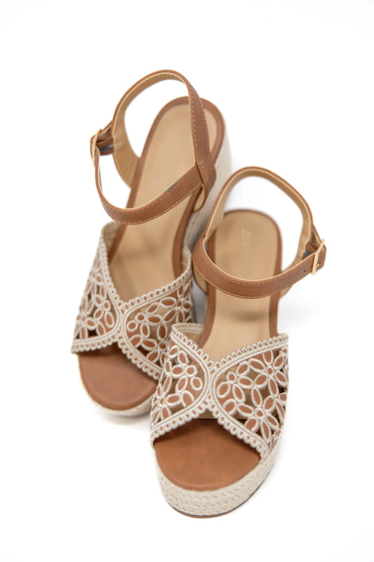 Sugar Steps Espadrille Wedge Heels