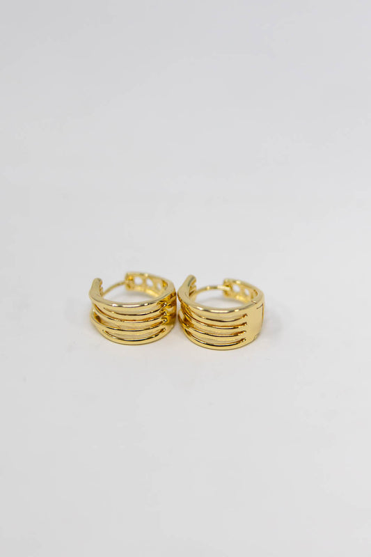 Fierce Finish Layered Hoop Earrings