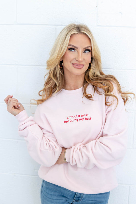 Bit Of A Mess Graphic Sweatshirt