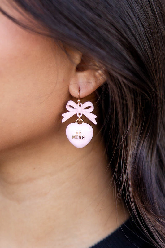 Sweet Like Candy Heart Earrings