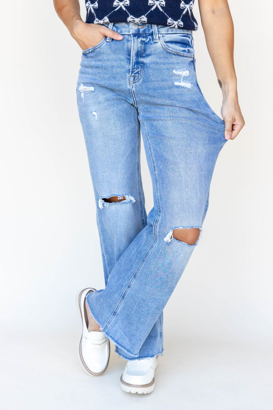 Talk That Talk Relaxed Straight Fit Jeans