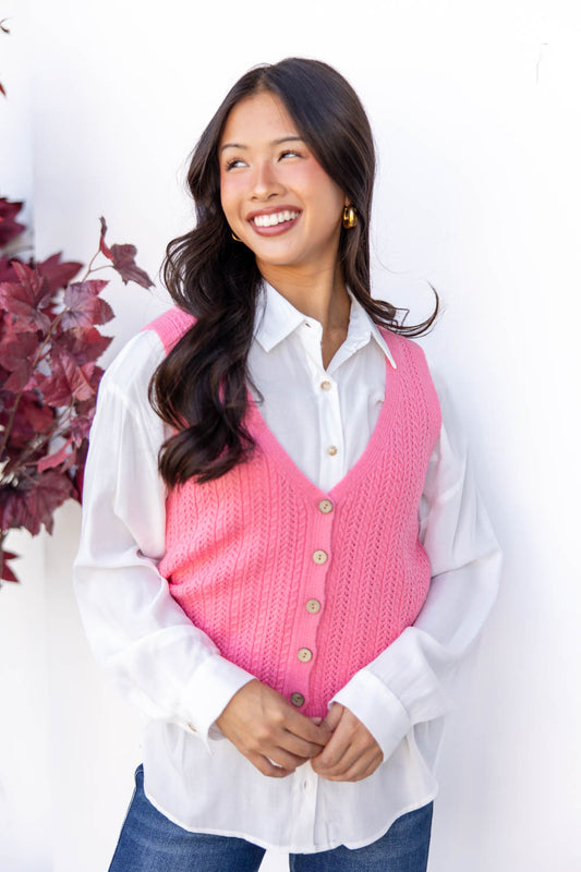 Trendsetter at Heart V-Neck Vest