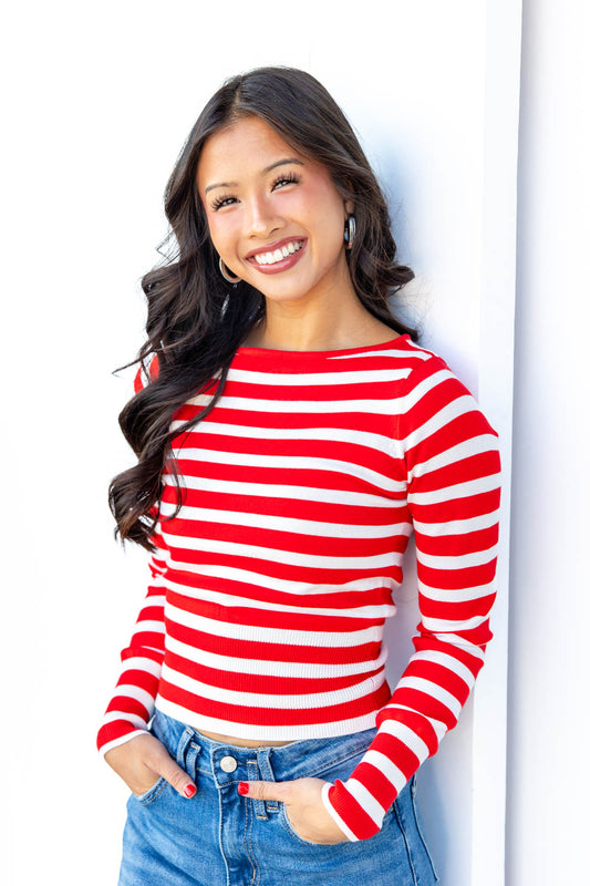 Cider Lane Knit Long Sleeve Top