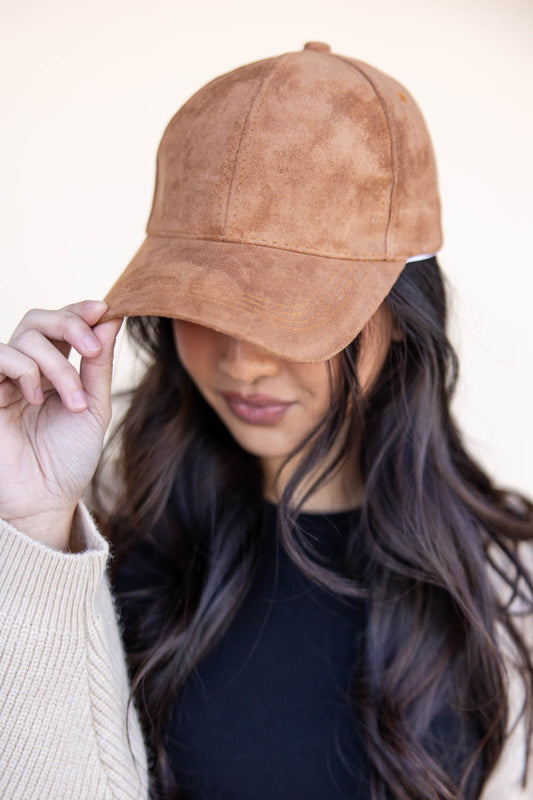 Suede & Simple Classic Baseball Cap