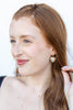 Moonlight Flutter Floral Heart Earrings