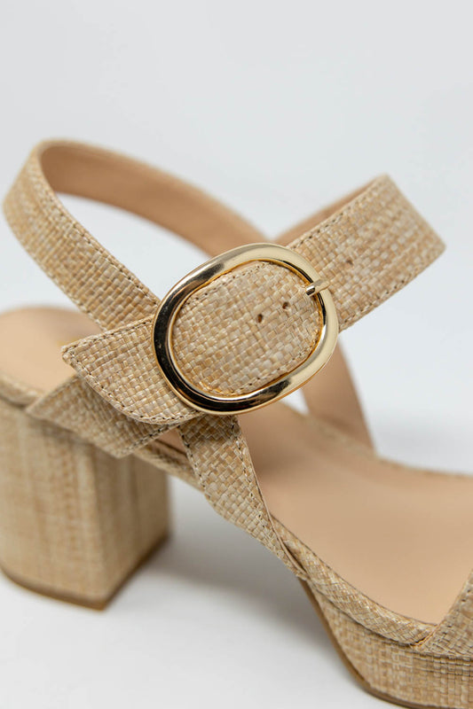 Tropical Treasure Block Heels