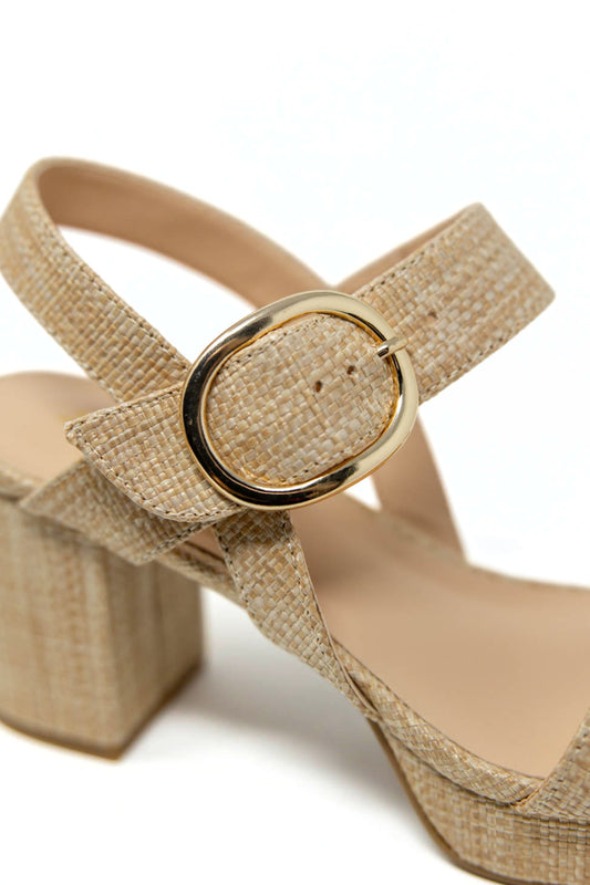 Tropical Treasure Block Heels