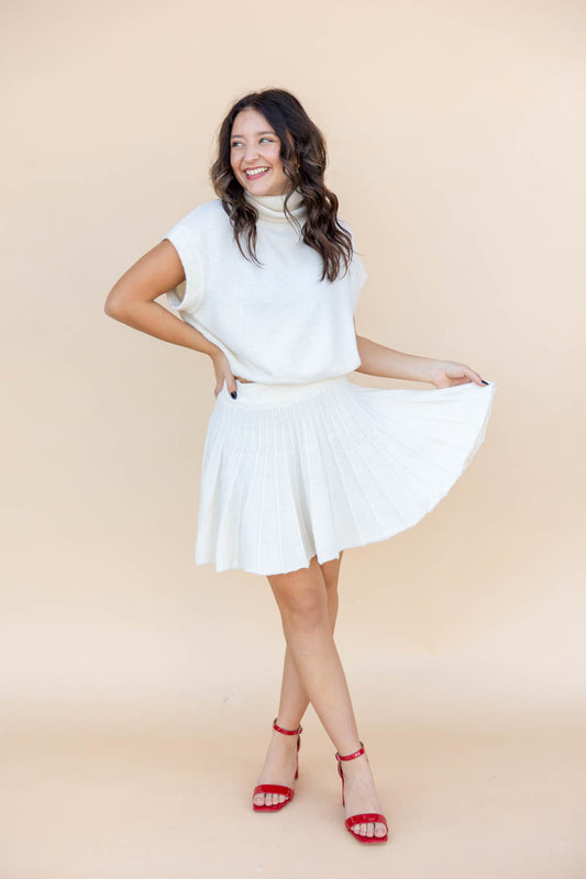 Daylight Dreams Turtleneck Sweater Skirt Set