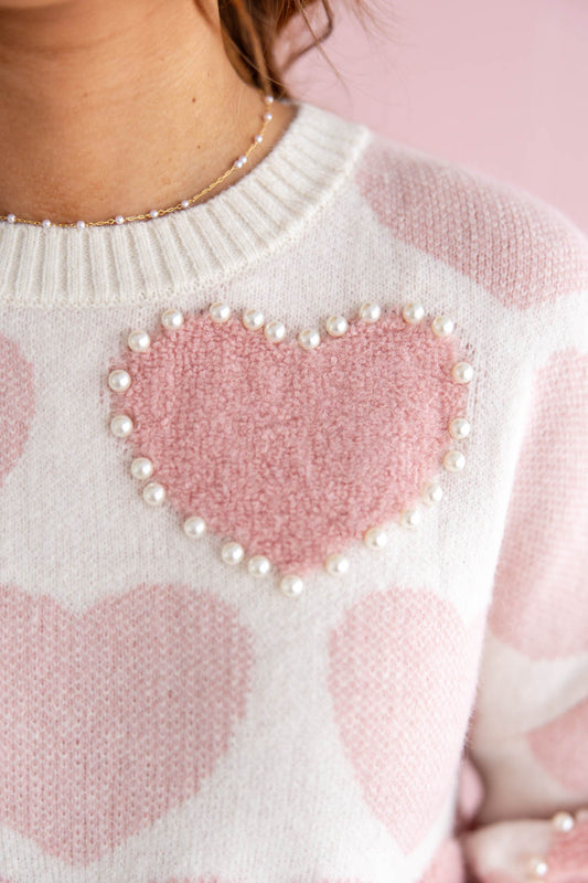 Pearl-fect Love Knit Sweater