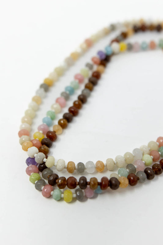Radiant Strand Beaded Necklace