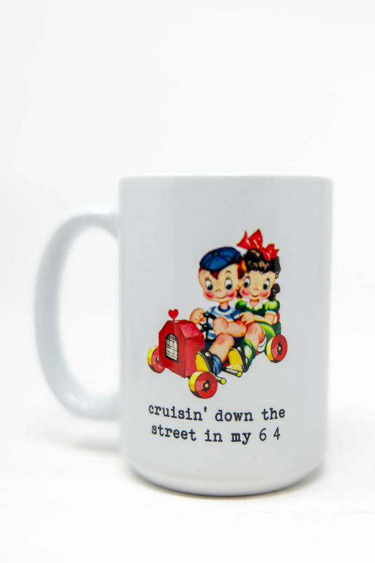 Cruisin' Down The Street Ceramic Mug