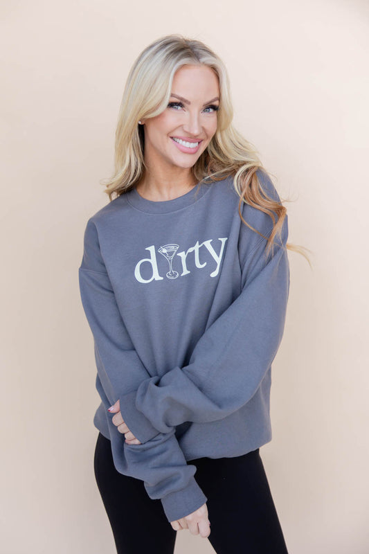 Dirty Martini Graphic Crewneck Sweatshirt