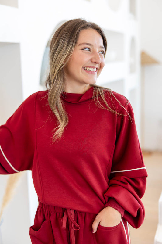 Cloud Comfort Oversized Lounge Top