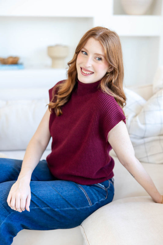 Warm Weave Rolled Neck Sweater