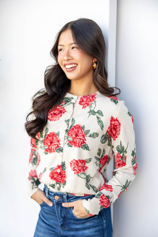Bloomfield Garden Button Down Cardigan