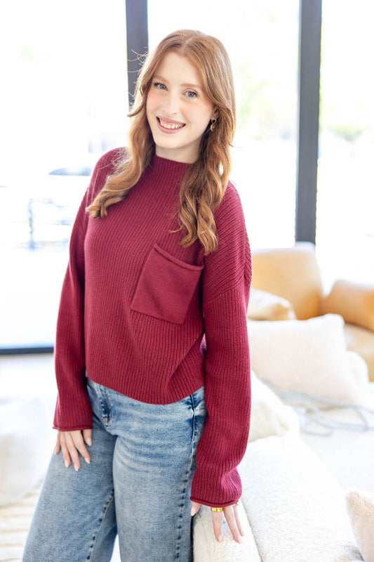 Chill Catcher Mock Neck Sweater