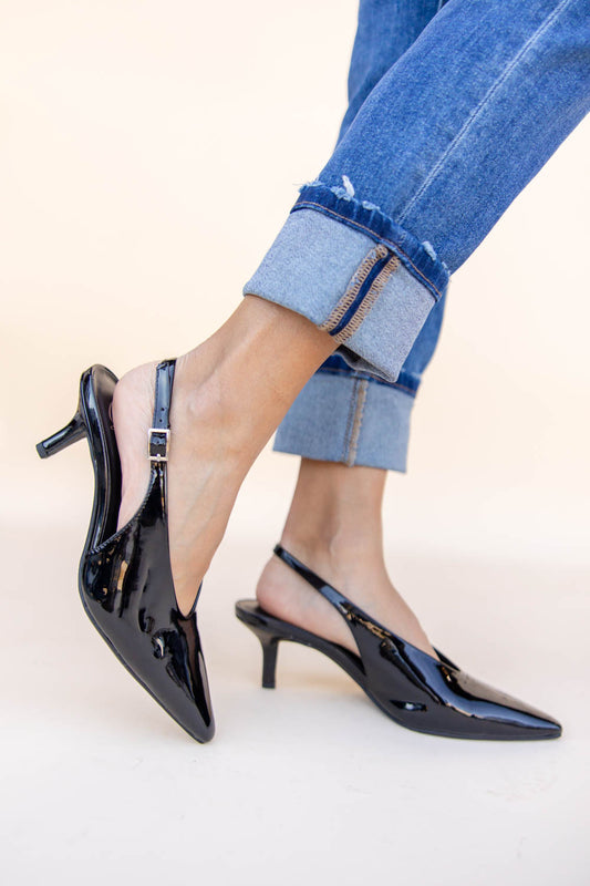 Wild Love Slingback Kitten Heel