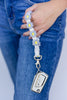 Daisy Wristlet Keychain