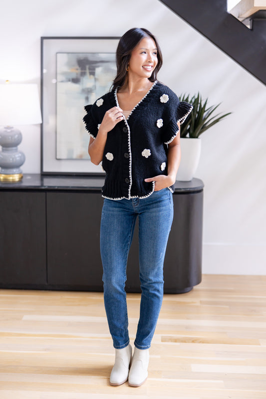 Muted Muse Floral Sweater