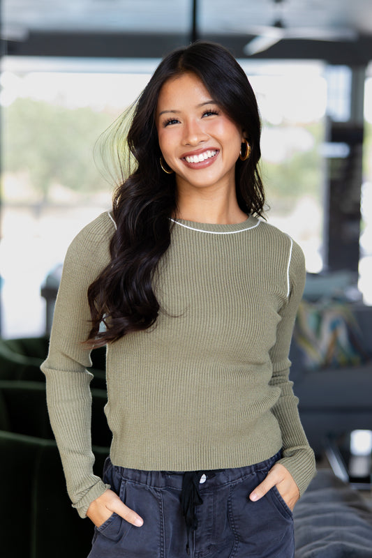 Soft Lines Long Sleeve Top