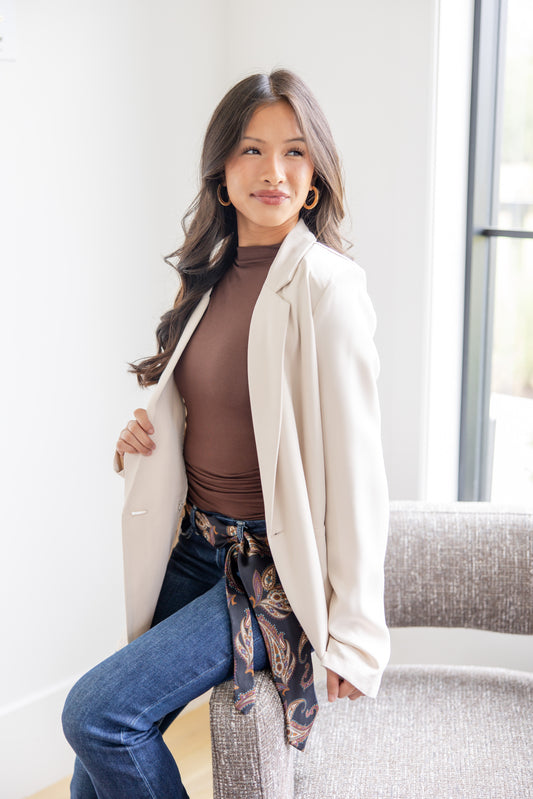 Muted Skies Double Breasted Jacket