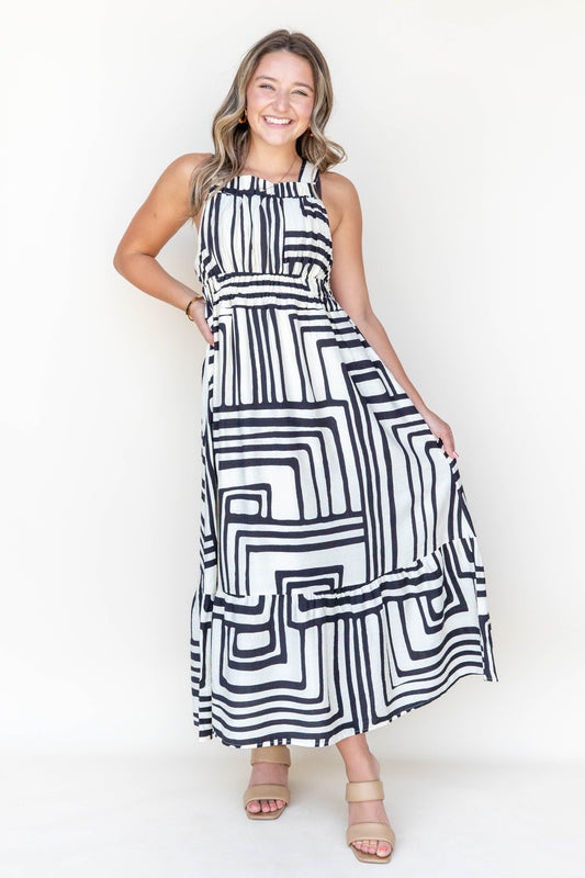 Drawn In Light Maxi Dress