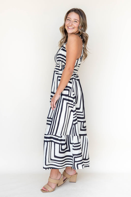 Drawn In Light Maxi Dress