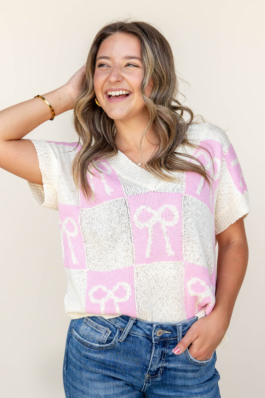 Sweetheart Square Short Sleeve Top