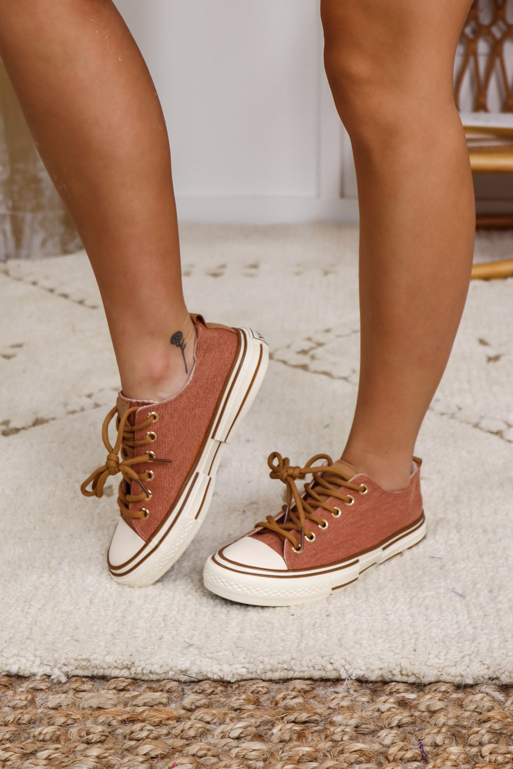 Driana Sneaker - Rust – Sincerely Yours