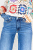 Shine On Mid Rise Clean Crop Denim Jeans