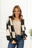 Checkmate Front Button Cardigan