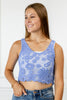 Popsicle Party Lace Crop Tank Top