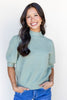 Always Lovely Puff Sleeve Knit Top