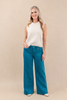 Calm Waters Teal Wide Leg Jeans