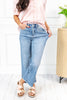 Mirror, Mirror Wide Leg Crop Jeans