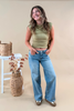 Play It Cute Low Rise Wide Leg Jeans