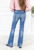 Faded Flirt Relaxed Flare Mica Jeans