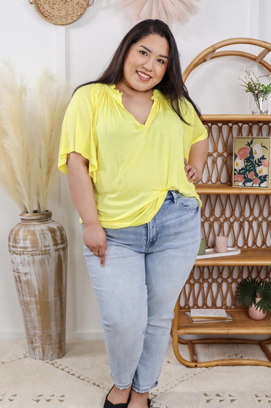 Peasant Flare Sleeve Top
