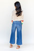 Shine On Mid Rise Clean Crop Denim Jeans