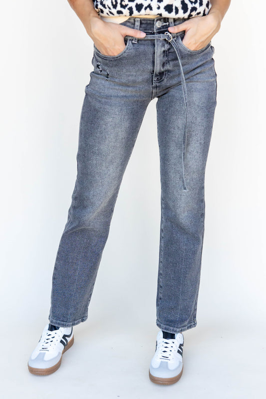 Stone Cold Cutie Relaxed Straight Leg Jeans