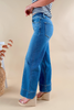 Risk It All Front Seam Trouser Hem Jeans
