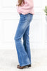 Faded Flirt Relaxed Flare Mica Jeans