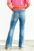 Faded Flirt Relaxed Flare Mica Jeans