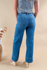Risk It All Front Seam Trouser Hem Jeans