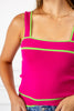 Watermelon Spritzer Rib Knit Tank Top