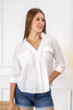 Soho Soirée Button-Up Top